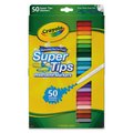 Crayola Markers, Super Tip, Washable, Assorted, PK50 585050